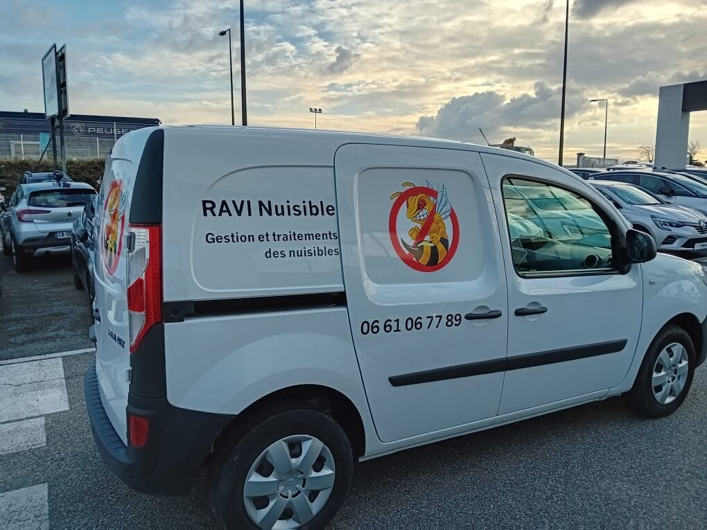 Véhicule d'intervention Ravi Nuisible - Service de dératisation et désinsectisation